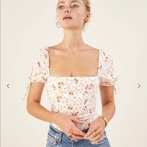 Reformation River Top Size 6